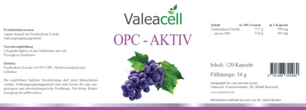 OPC Aktiv – Nahrungsergänzung mit Traubenkerne-Extrakt für Antioxidantien - 4