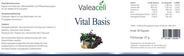 Vital Basis für ein stabiles Immunsystem - 2