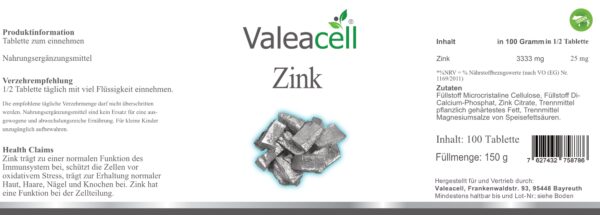 Zink | Valeacell - 2