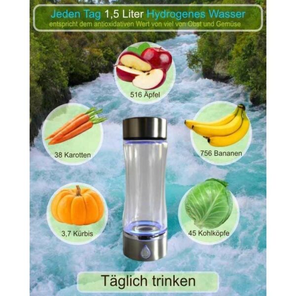 Hydrogen Generator - Wasserstoff Ionisierer 420ML