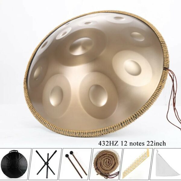 Handpan 432Hz 9 not 22 Zoll Yoga Meditation Musik Instrumente - 2