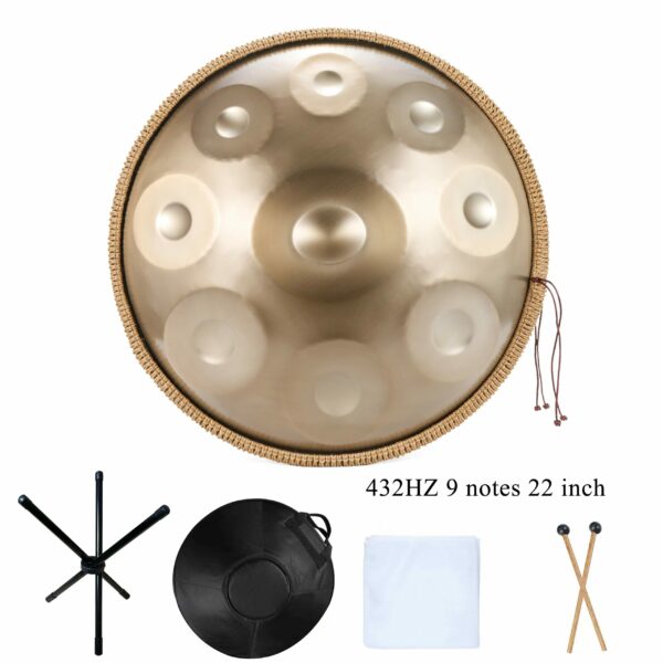 Handpan 432Hz 9 not 22 Zoll Yoga Meditation Musik Instrumente - 3