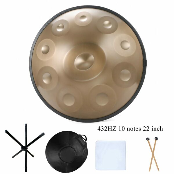 Handpan 432Hz 9 not 22 Zoll Yoga Meditation Musik Instrumente - 4