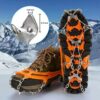 Outdoor Winter Wandern Klettern Schnee Spikes Steigeisen Stollen Kette Krallen Griffe Stiefel Abdeckung Eis Greifer Spike für Sc