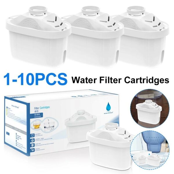 1-10 Stück Wasserfilterpatronen kompatibel mit Brita Maxtra – Für kalkfreies, reines und frisches Wasser - 11 WasserprodukteSich