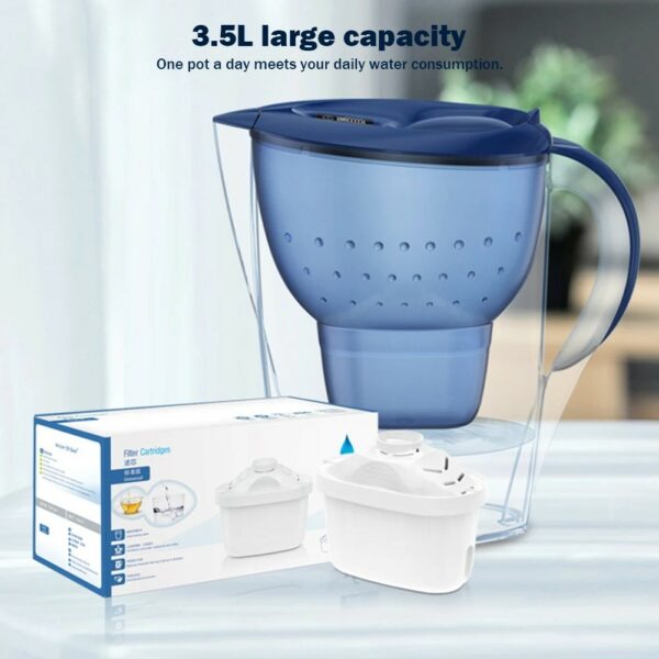 1-10 Stück Wasserfilterpatronen kompatibel mit Brita Maxtra – Für kalkfreies, reines und frisches Wasser - 12 WasserprodukteSich